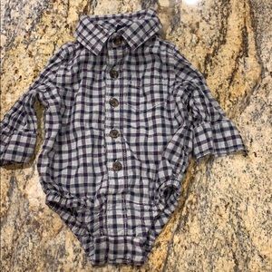 Boy’s BabyGap Plaid Onesie